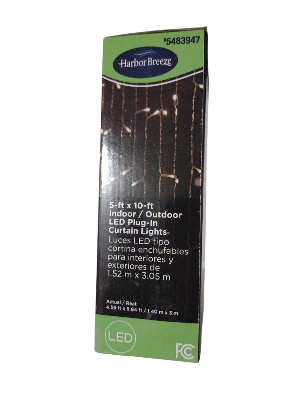Harbor Breeze LED Curtain String Lights  Warm White New
